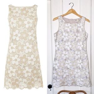 Yumi ModCloth Sandshell Floral Shift Dress 60’s